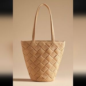 Bembien Gia Woven Tote Bag In Sand Tan
